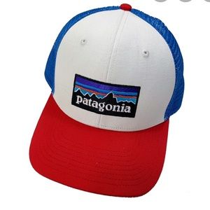 Patagonia snap back trucker hat